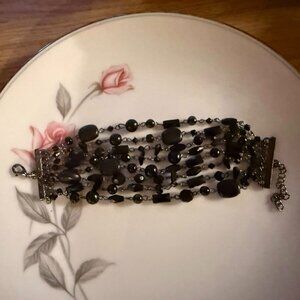 Beaded Black Bracelet 5/$25